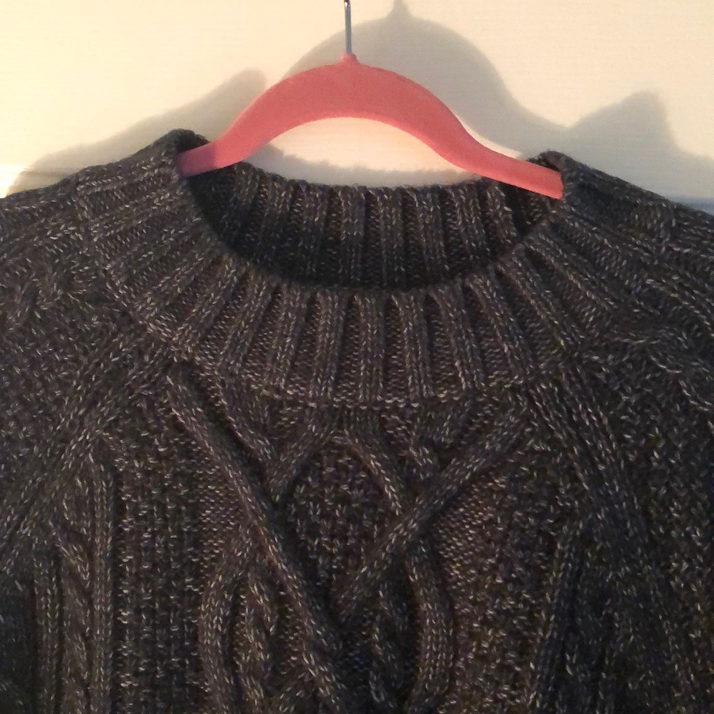 A&F thick cable-knit sweater